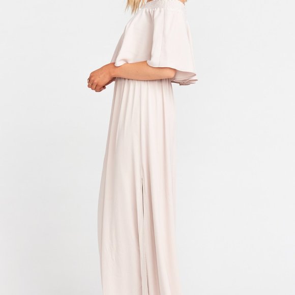 Show Me Your MuMu Hacienda Maxi Dress (Color: Show Me The Ring Crisp) - Size XS - Picture 4 of 5